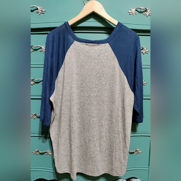 Living Doll brand, Texas raglan 3/4 sleeve tshirt - Picture 3 of 4